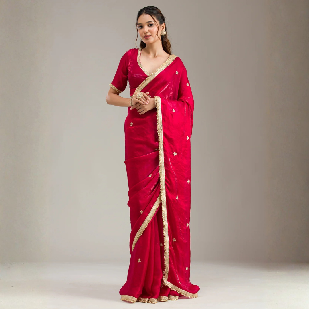 maroon-zariwork-soft-silk-saree
