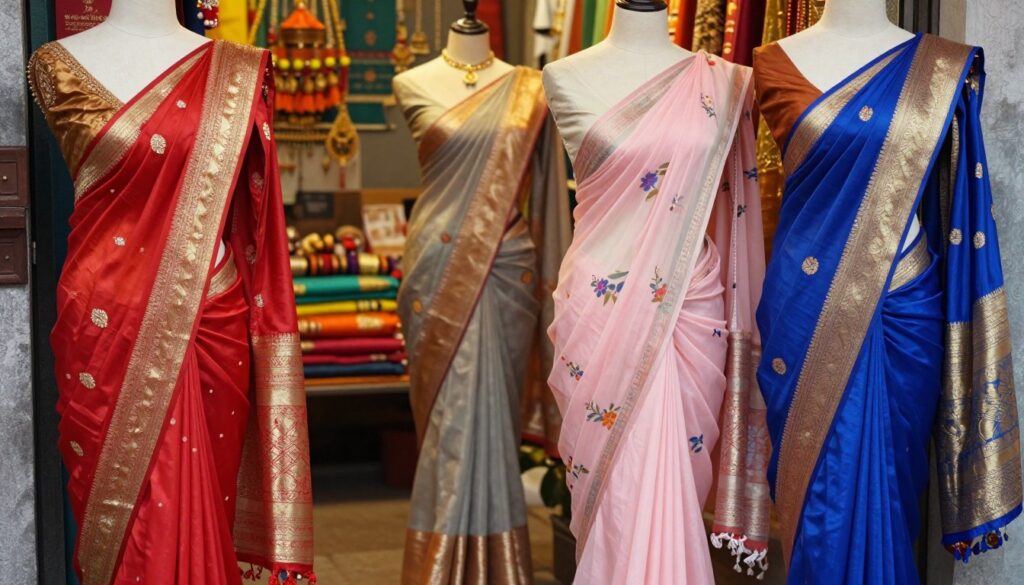 traditional Indian sarees