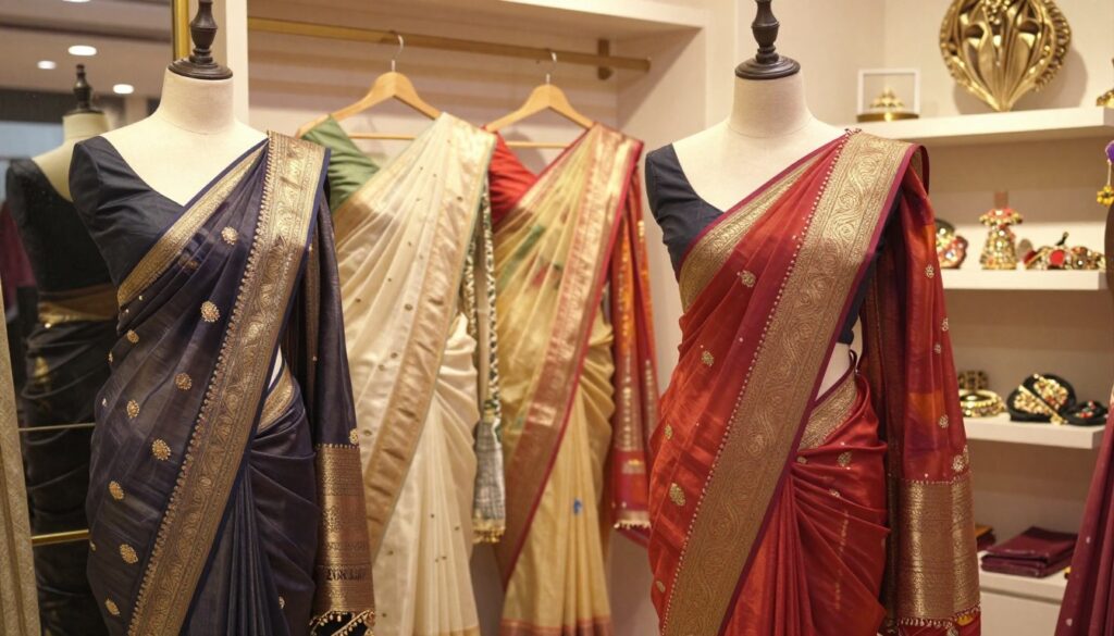 trendy sarees for women