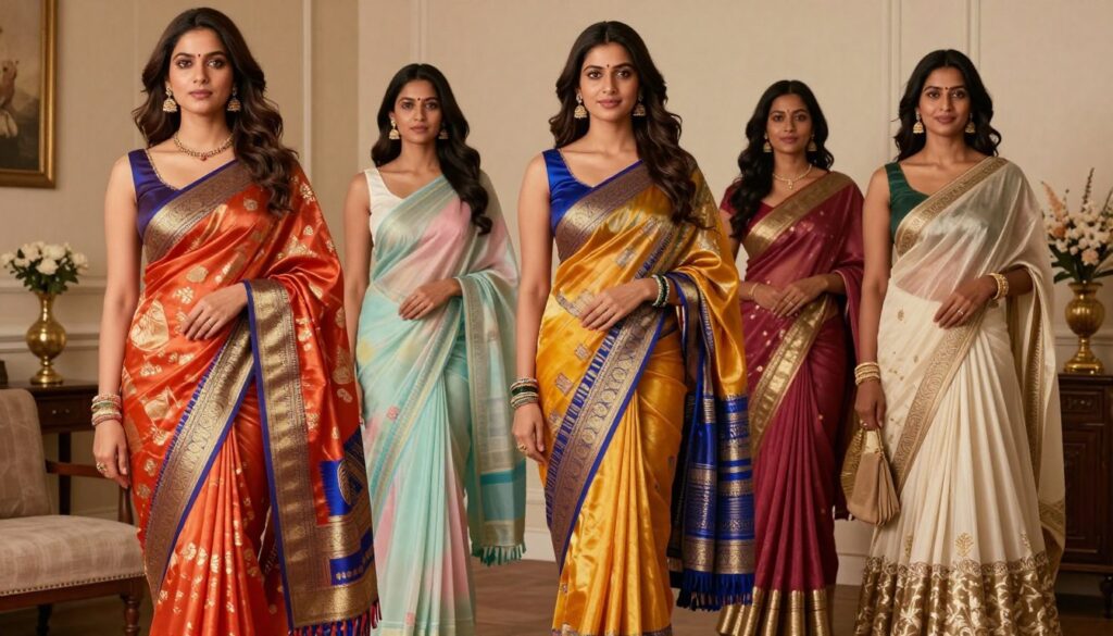 types of sarees for women