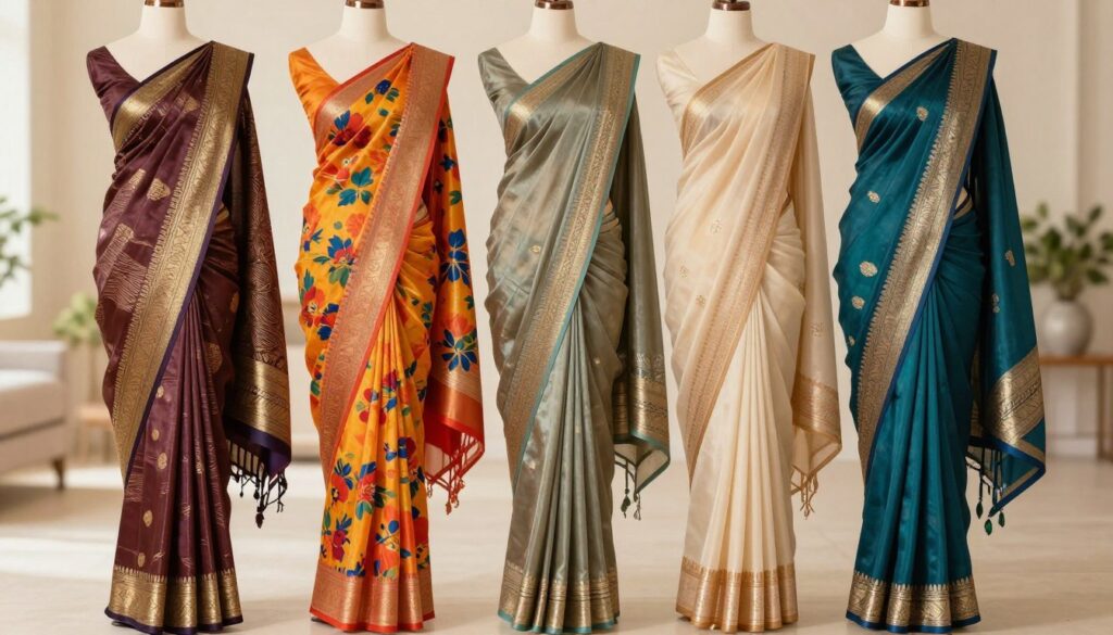 types of sarees for women